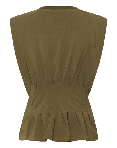 Gestuz - GZInez Top - Military Olive 